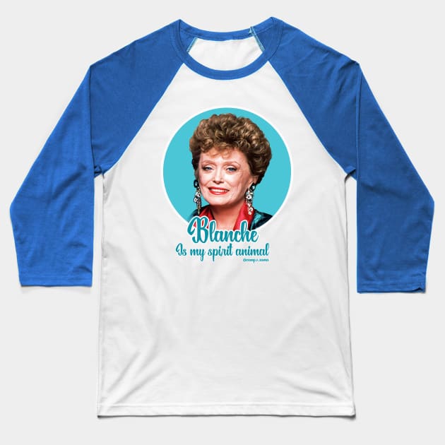 Blanche Devereaux Baseball T-Shirt by Camp.o.rama